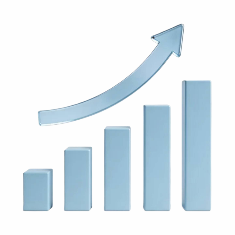 增长趋势柱状图