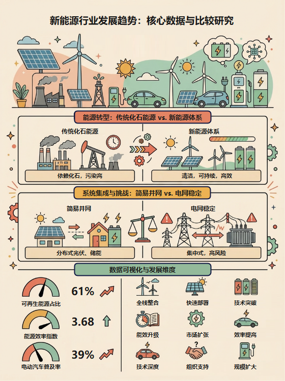 新能源行业发展信息图