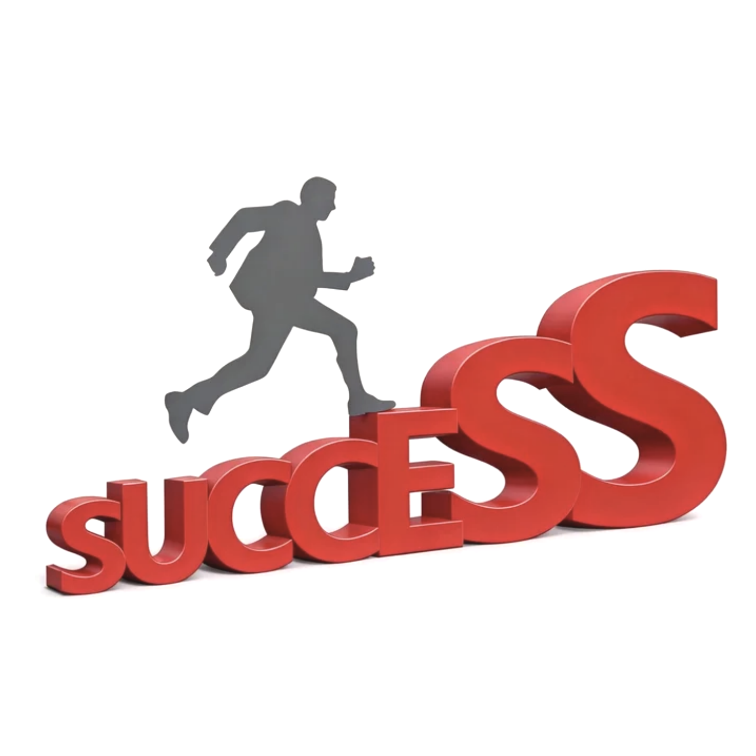 奔跑在成功之路上