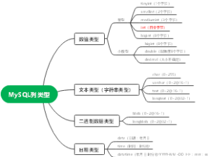 MySQL列类型