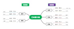 乙木男十神思维导图