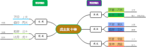 戊土女十神的思维导图
