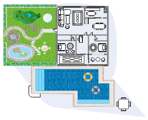 两室两厅家居规划图