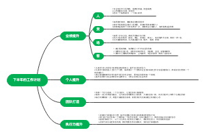 下半年的工作计划