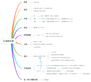 动物-小阔条纹蝶思维导图