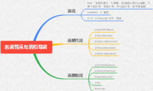 名词性从句的引导词