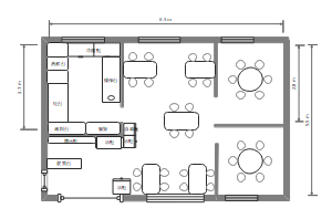 餐厅规划平面图