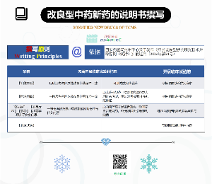 改良型中药新药说明书的撰写