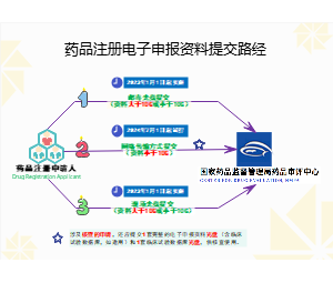 药品注册电子申报资料提交路经