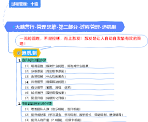 大脑营行-管理思维-第二部分-过程管理-追机制