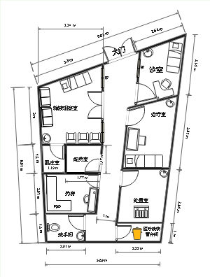 诊所规划平面图