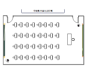 学校教室弱电点位图