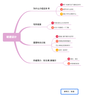 经济学的思维方式（坡道设计）