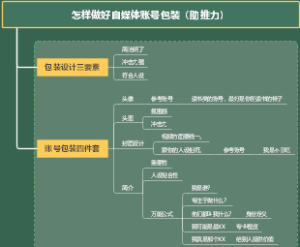怎样做好自媒体账号包装？（助推力）