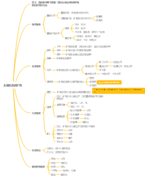 主要的造岩矿物思维导图