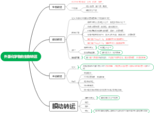 外源化学物的生物转运