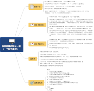 项目计划