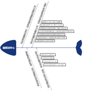 融媒体中心工作鱼骨图