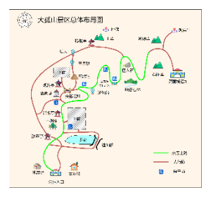 大孤山景区总体布局图