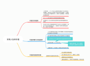 实现人生的价值