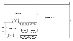 办公室布局规划平面图