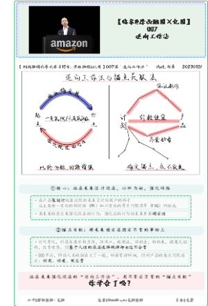 【临摹@摩西脑图×亿图】007.逆向工作法