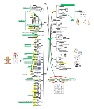 黄帝内针经络分布图