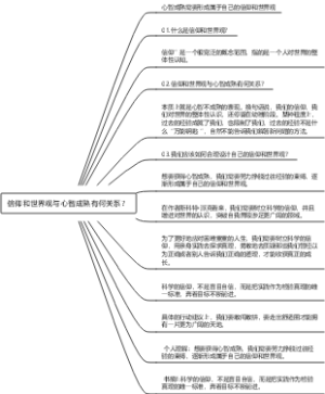 信仰和世界观与心智成熟有何关系？