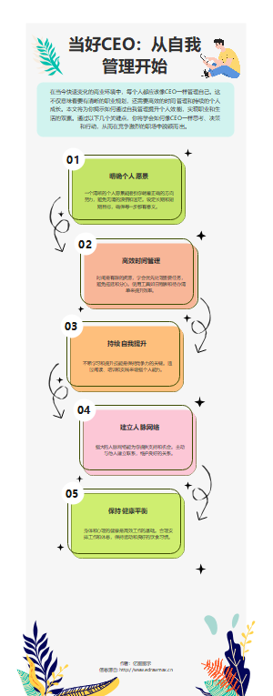 当好自己的CEO