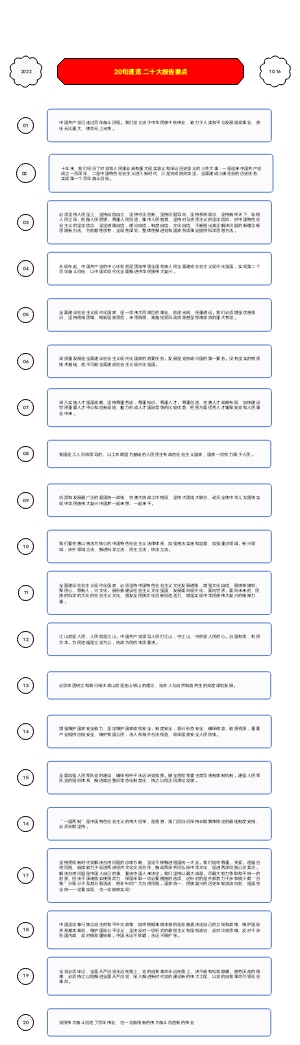 20句速览二十大报告要点(1)