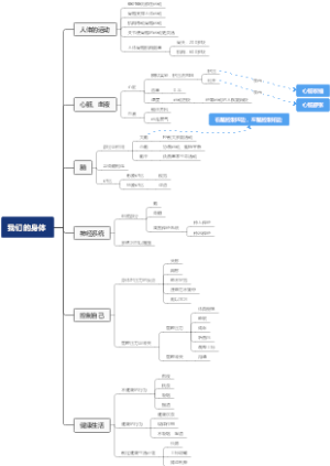五上科学第四单元思维导图