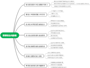 思想政治与道德思维导图