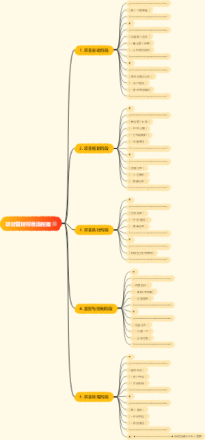 项目管理标准流程图