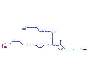 广佛地铁线路图（22、佛2、TNH1）