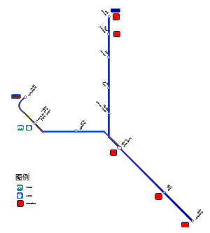 广州地铁18号线、22号线全线线路图
