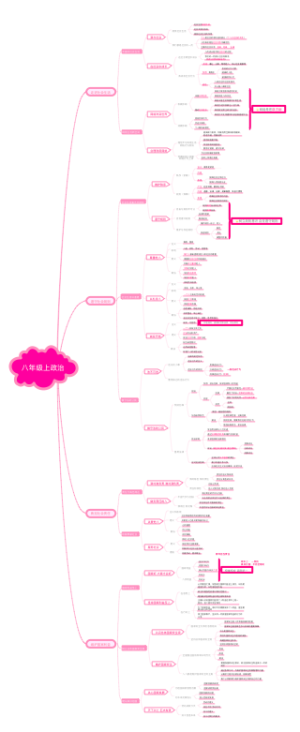 八上政治思维导图