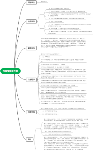 市级专家工作站认定标准
