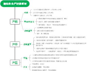 糯米的生产注意事项