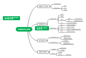 十一章细菌的形态与结构思维导图