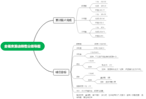 金福贵源店销售业绩导图