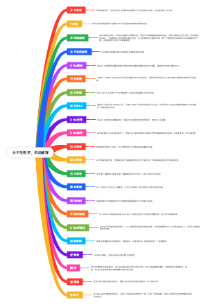 分子生物学，名词解释