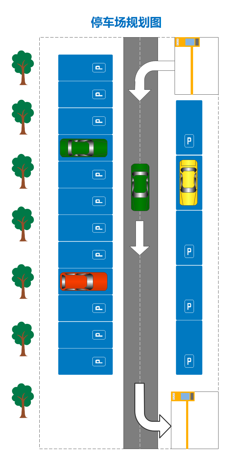 景区停车场规划图
