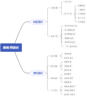 新教师培训安排