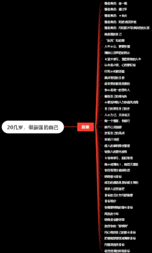 《20几岁，做最强的自己》目录