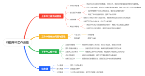 行政年中工作总结