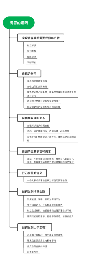 七年级道德与法治-青春的证明