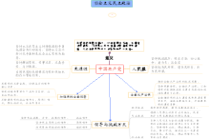 社会主义民主政治                   中国共产党篇