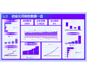 创业公司数据一览表-财务报表