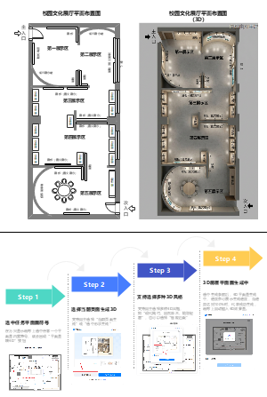 校园文化展厅平面图