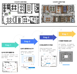 社区活动中心休闲区平面图